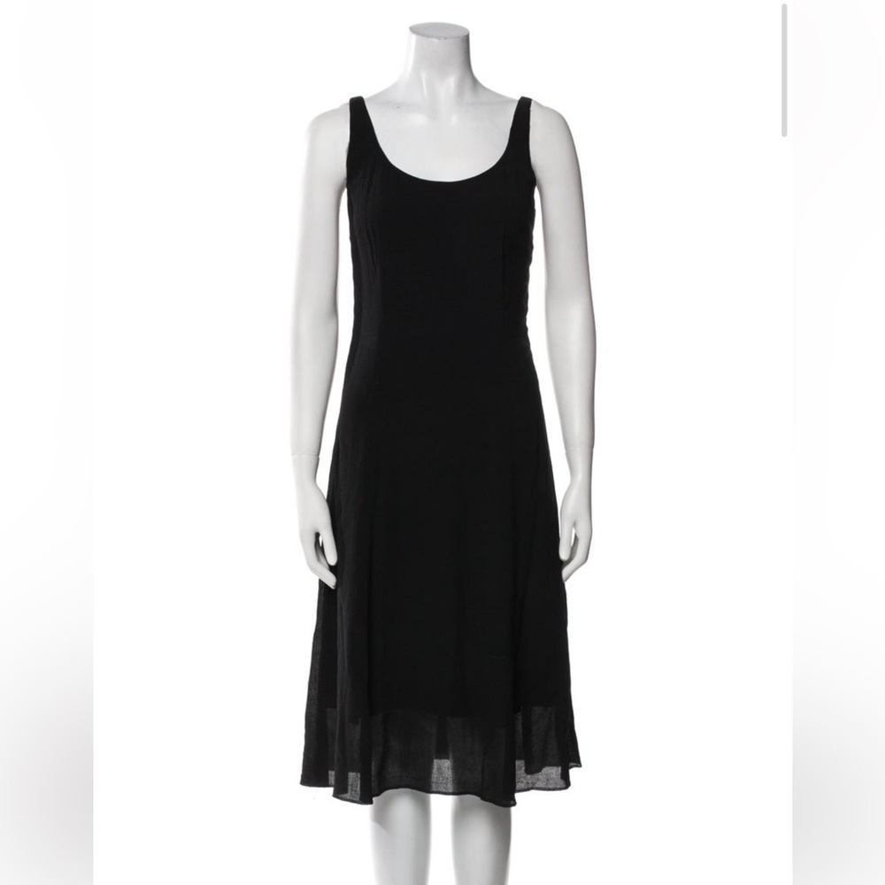 Dries Van Noten Black Midi Dress